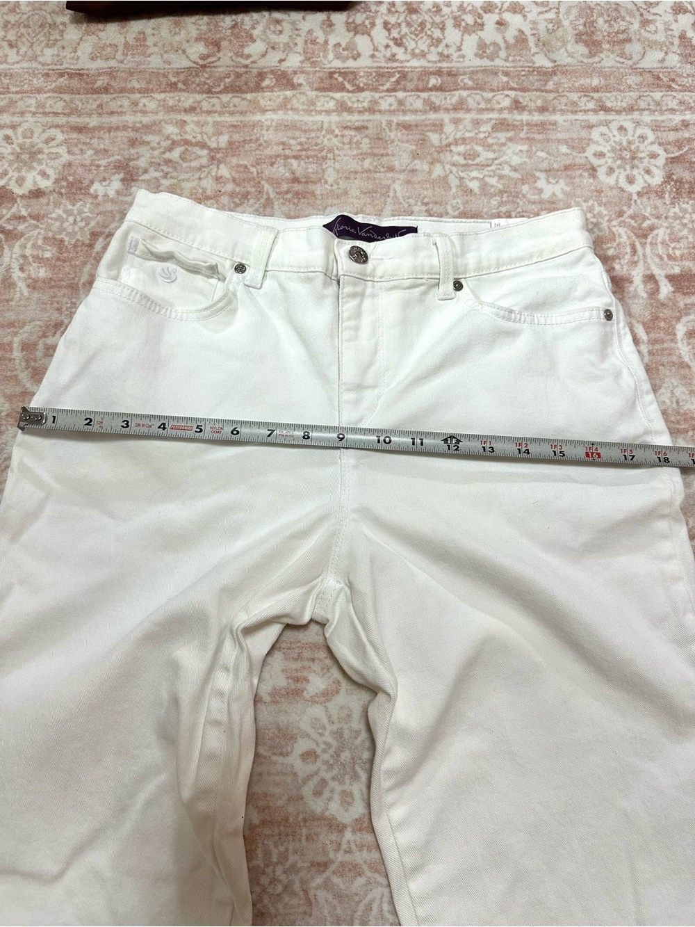 ⚜️ Gloria Vanderbilt White Straight-Leg Jeans - Picture 8 of 15